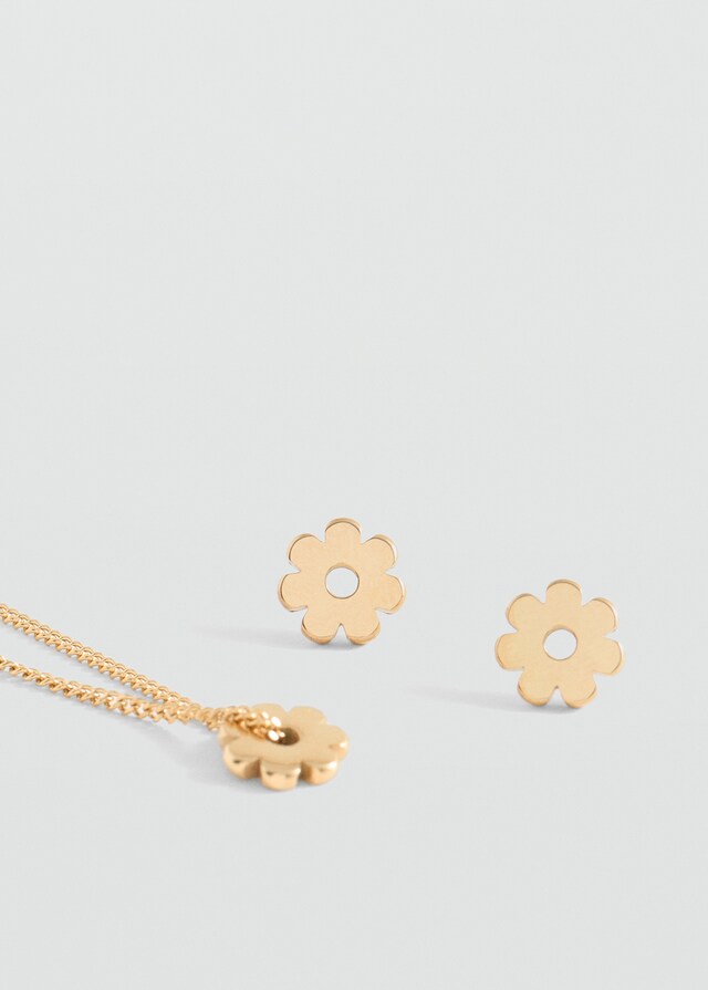 Mango Set aus Halskette und Ohrringen