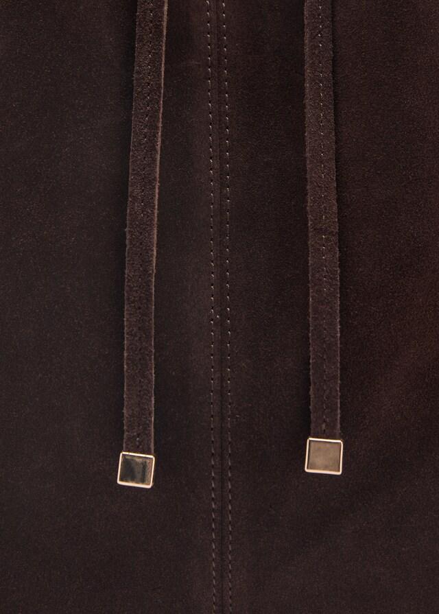 Mango Shopper-Bag Aus Rauleder