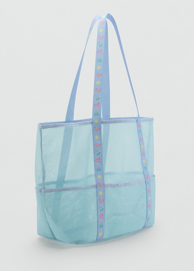 Mango Shopper Bag in Mesh-Optik