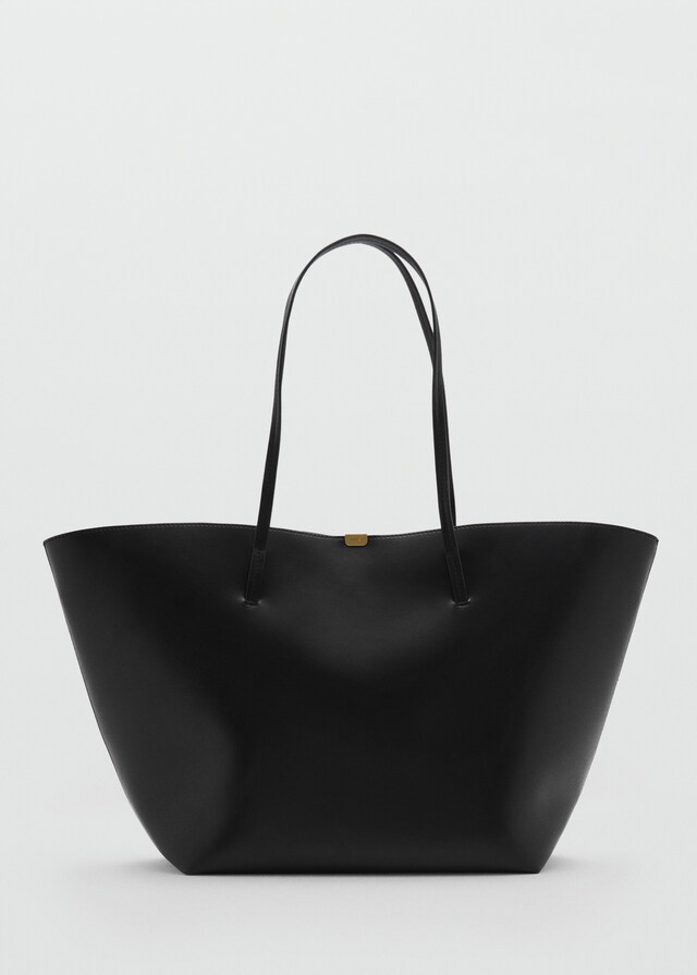 Mango Shopper-Tasche Mit Metalldetails