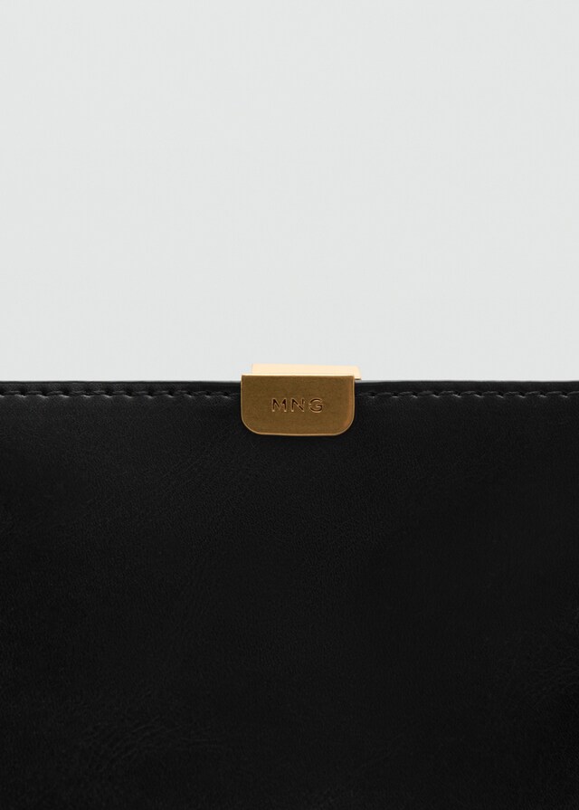 Mango Shopper-Tasche Mit Metalldetails