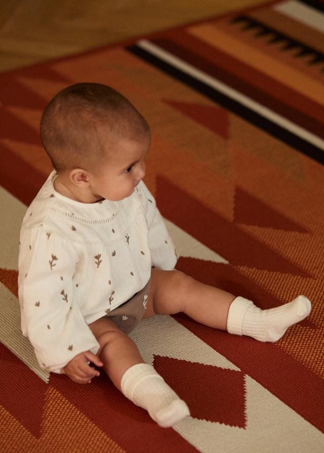 Mango Shorts Mit Blumenstickerei