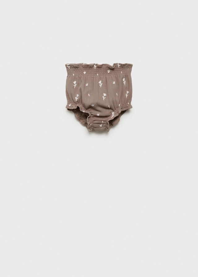 Mango Shorts Mit Blumenstickerei