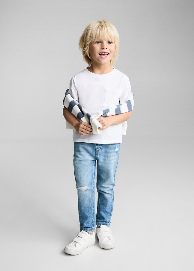 Mango Skinny Jeans Mit Zierrissen