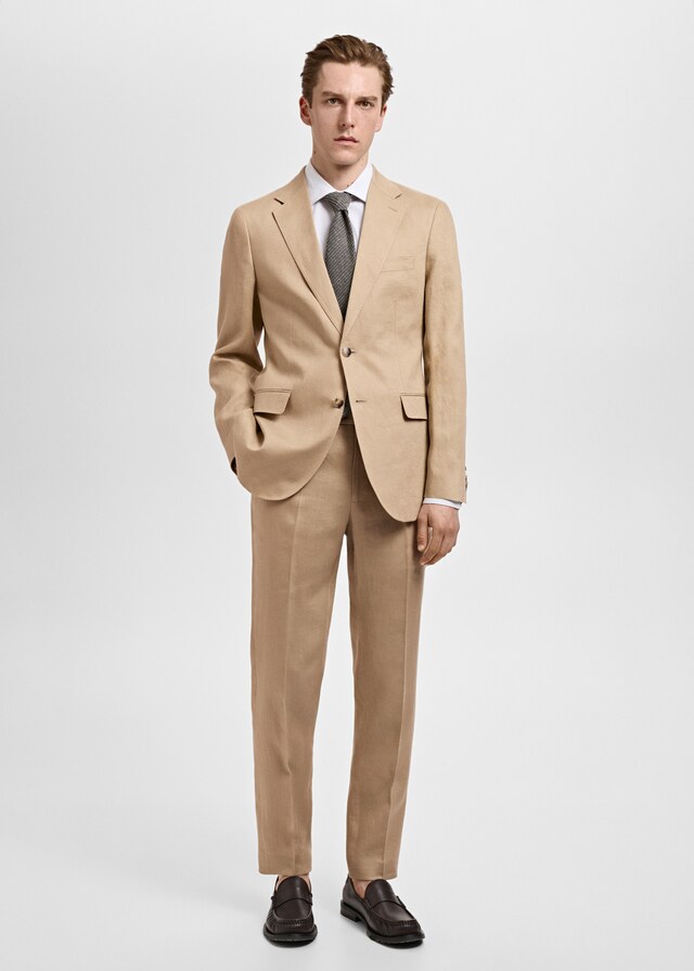 Mango Slim-Fit-Anzughose Amalfi Aus 100 % Leinen