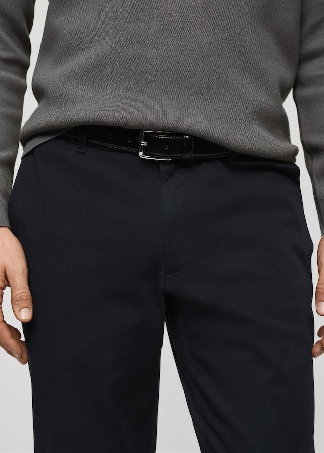 Mango Slim-Fit-Chinohose Barna Aus Serge