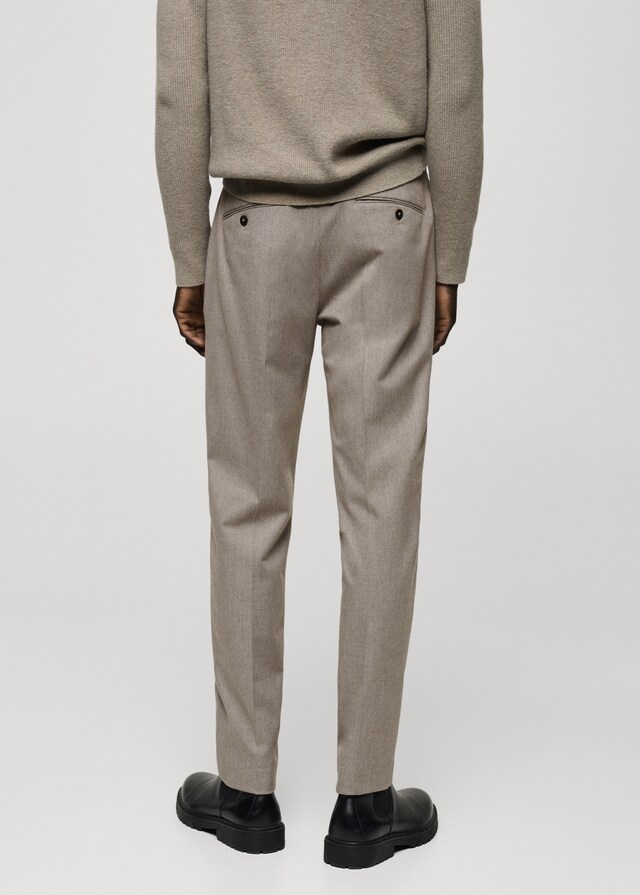 Mango Slim-Fit-Flanellhose