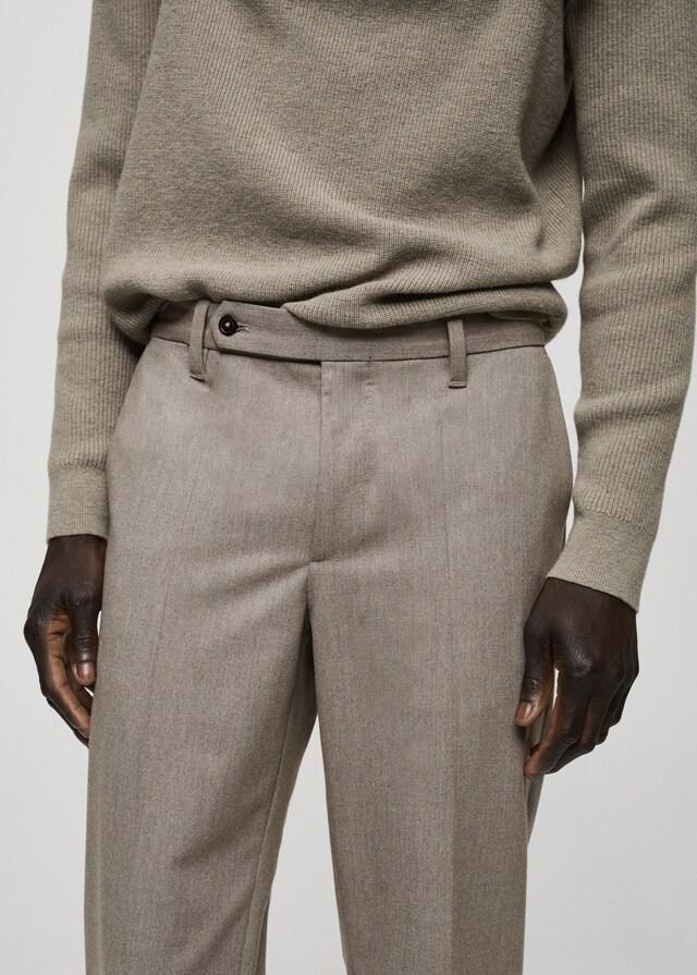 Mango Slim-Fit-Flanellhose