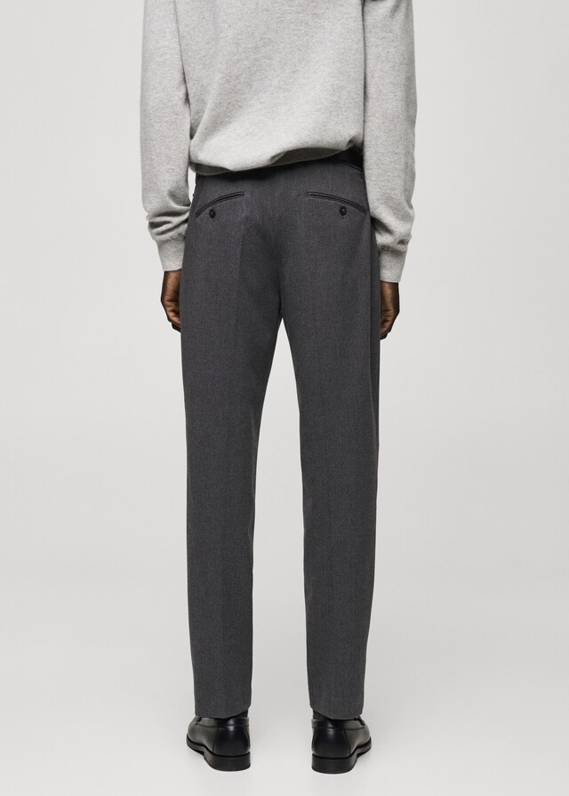 Mango Slim-Fit-Flanellhose