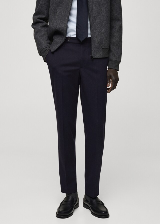 Mango Slim-Fit-Flanellhose