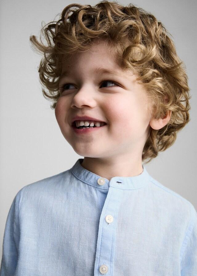 Mango Slim Fit-Leinenhemd