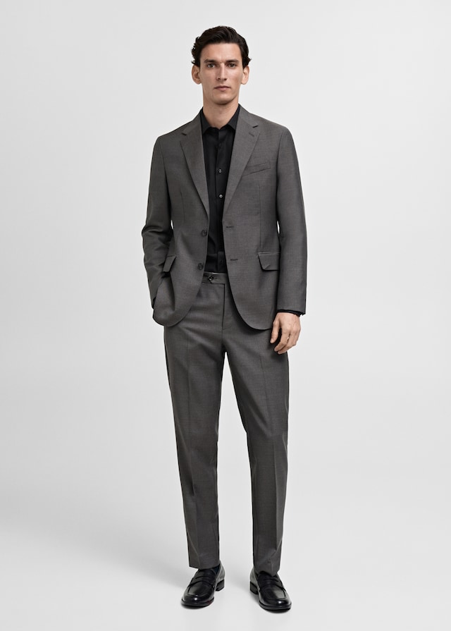 Mango Slim Fit-Oberhemd Aus Baumwoll-Popeline