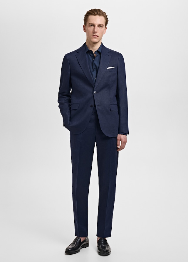 Mango Slim-Fit-Sakko Amalfi Aus 100 % Leinen