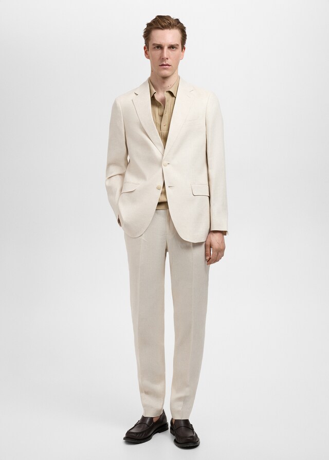 Mango Slim-Fit-Sakko Amalfi Aus 100 % Leinen