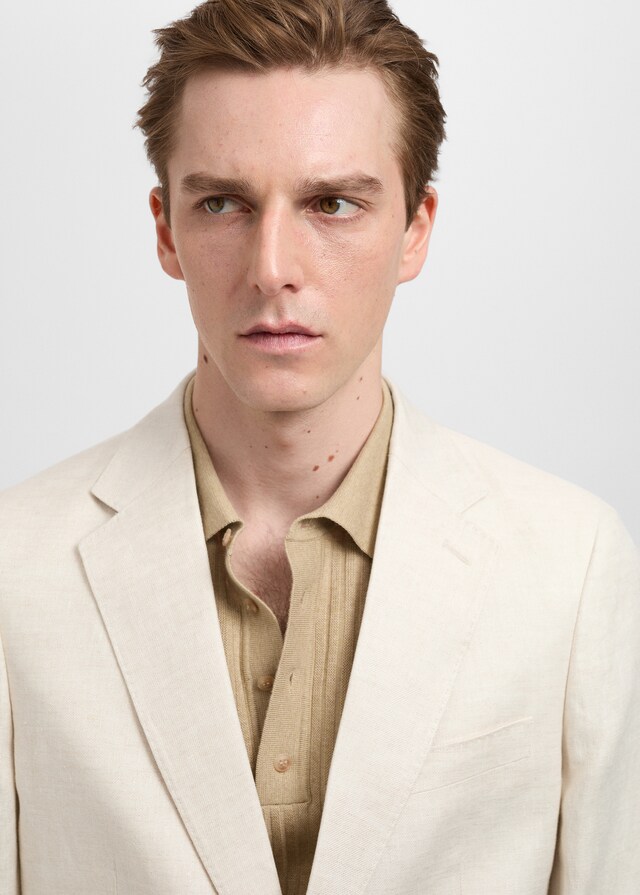 Mango Slim-Fit-Sakko Amalfi Aus 100 % Leinen