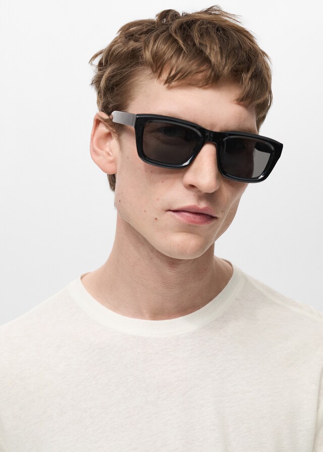 Mango Slim-Fit-T-Shirt Aus Leinen