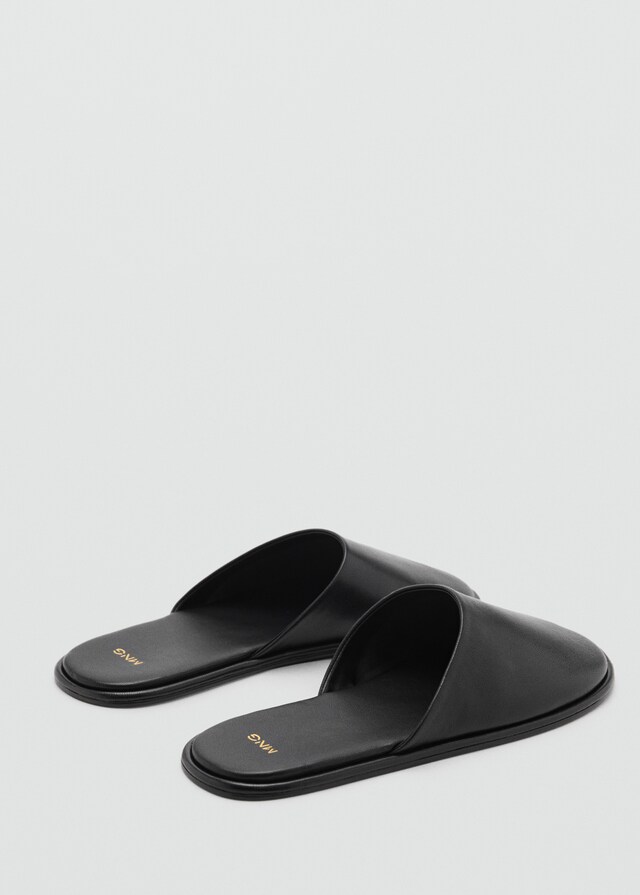 Mango Slingbacks Aus Leder