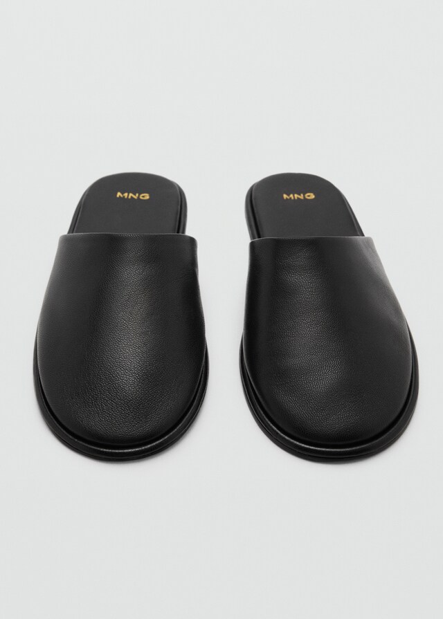 Mango Slingbacks Aus Leder