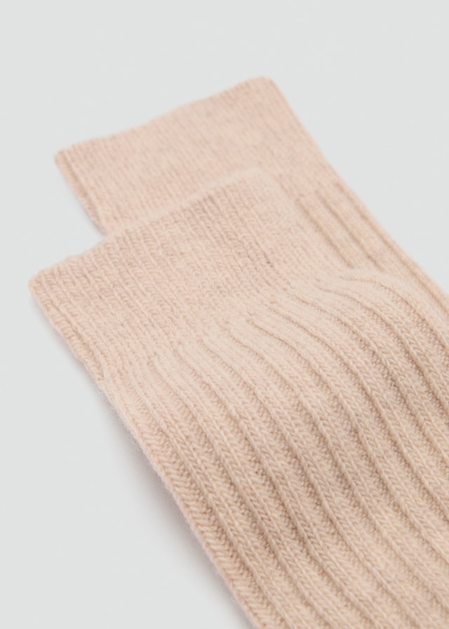 Mango Socken Mit Rippmuster