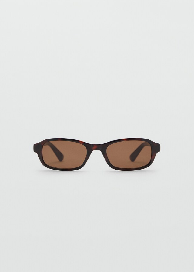 Mango Sonnenbrille mit rechteckigem Brillengestell