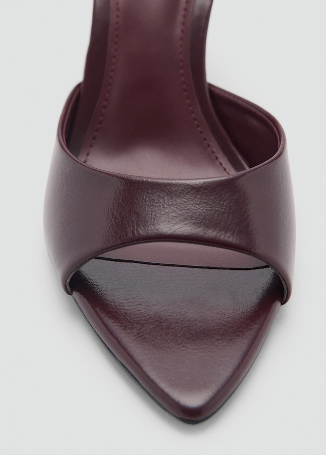 Mango Spitze Sandale Mit Absatz