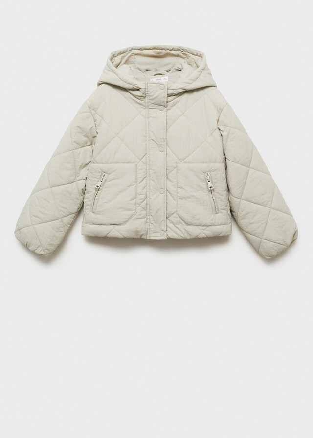 Mango Stepp-Anorak Mit Kapuze