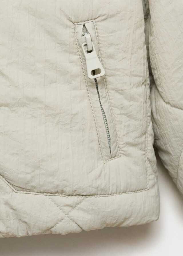 Mango Stepp-Anorak Mit Kapuze