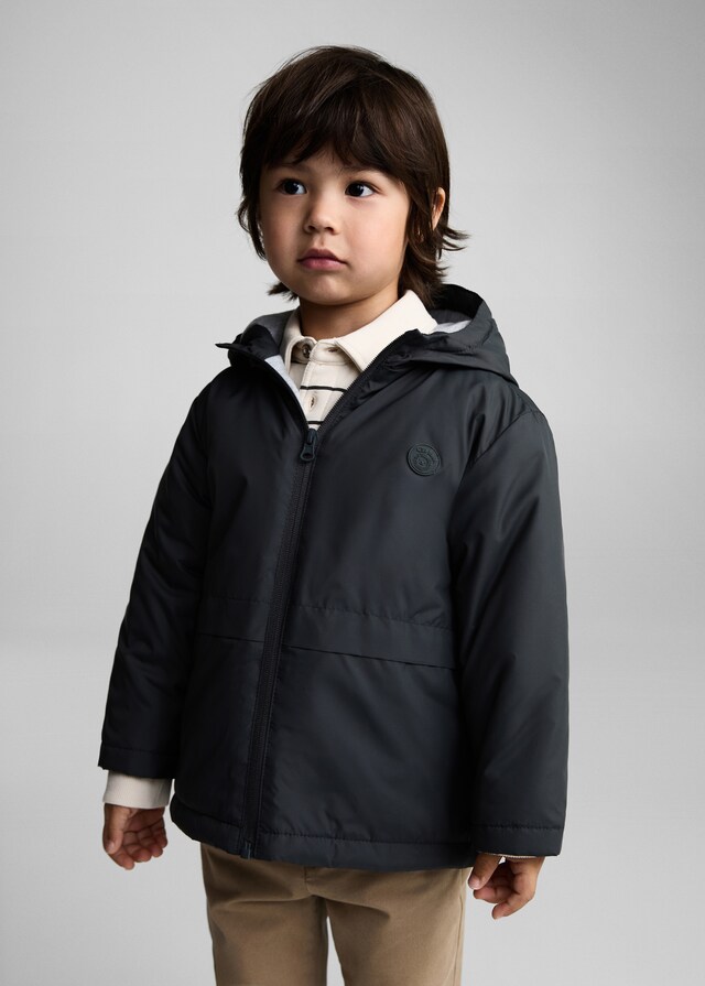 Mango Stepp-Anorak mit Kapuze