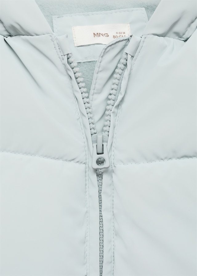 Mango Steppanorak Mit Fleece-Innenfutter