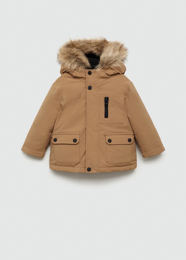 Mango Steppanorak Mit Fleece-Innenfutter