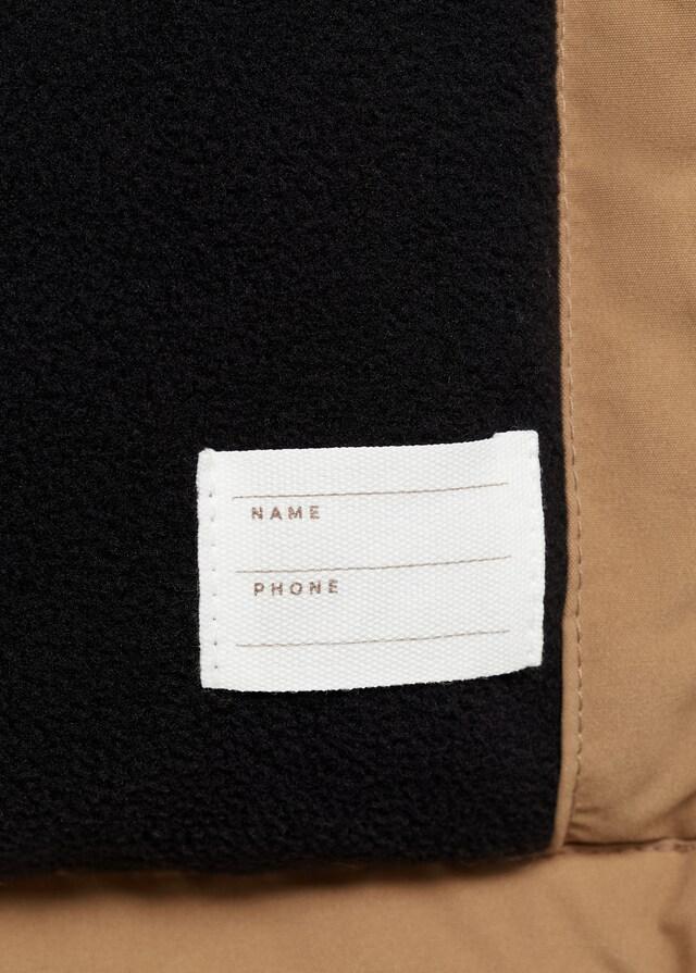 Mango Steppanorak Mit Fleece-Innenfutter