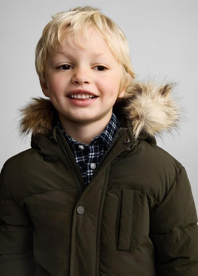 Mango Steppanorak Mit Fleece-Innenfutter