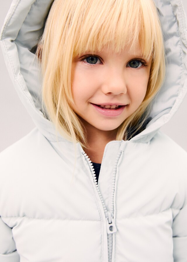 Mango Steppanorak mit Fleece-Innenfutter