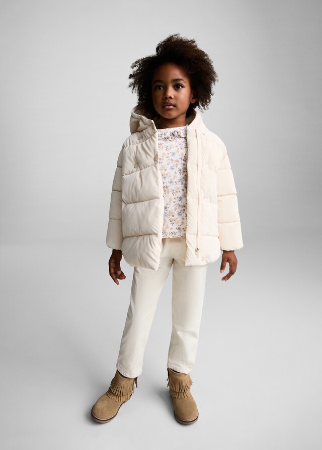 Mango Steppanorak Mit Innenfutter Aus Plüsch