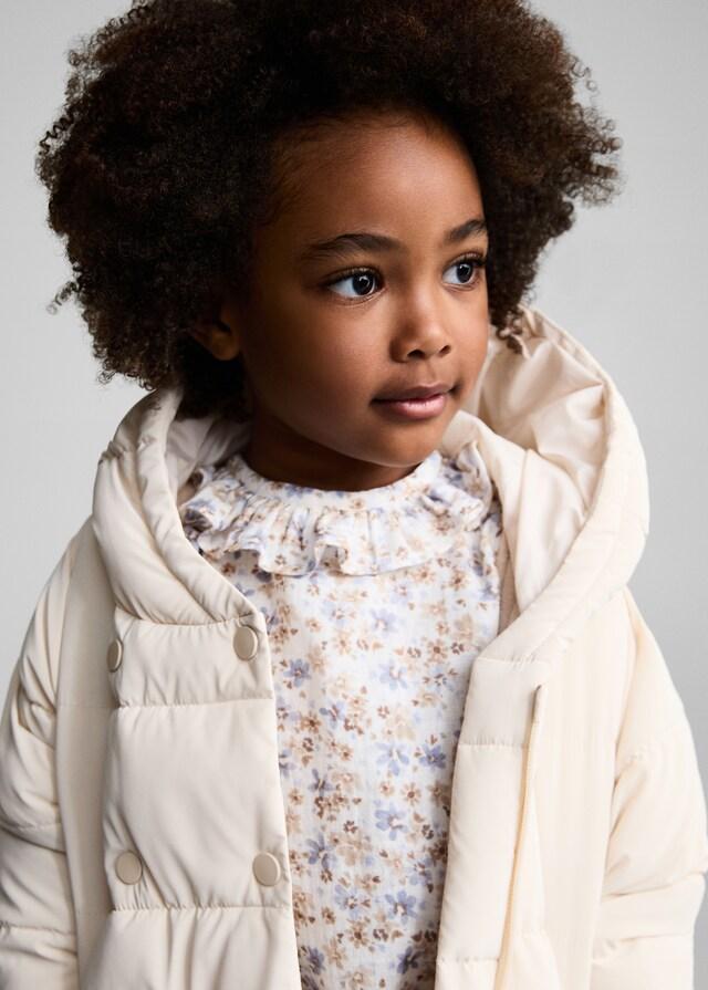 Mango Steppanorak Mit Innenfutter Aus Plüsch