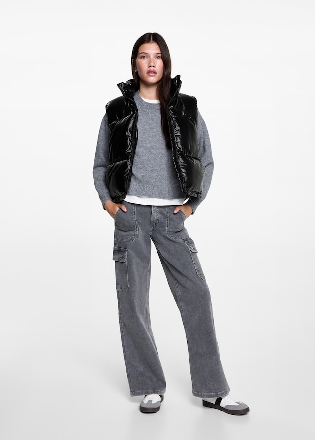 Mango Steppanorak Mit Taschen