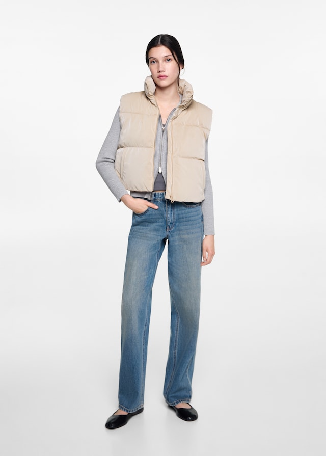 Mango Steppanorak Mit Taschen