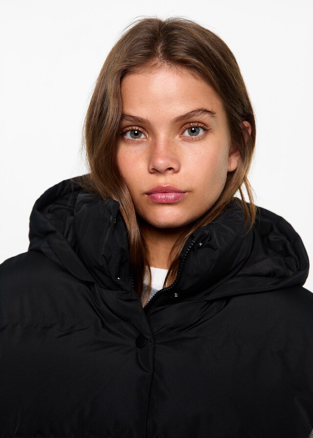 Mango Steppweste Mit Kapuze