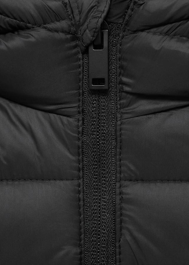 Mango Steppweste Mit Kapuze