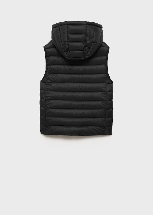 Mango Steppweste Mit Kapuze