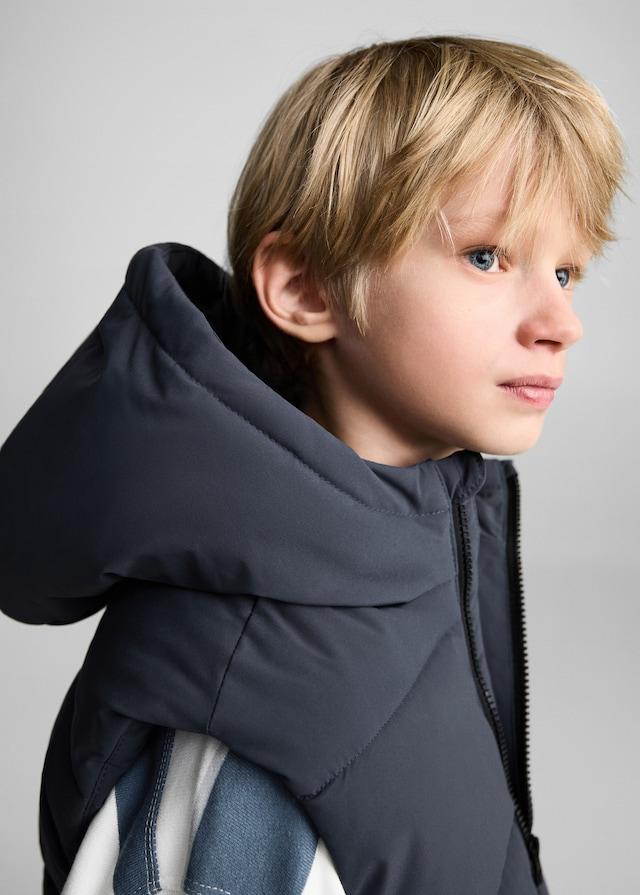 Mango Steppweste Mit Kapuze