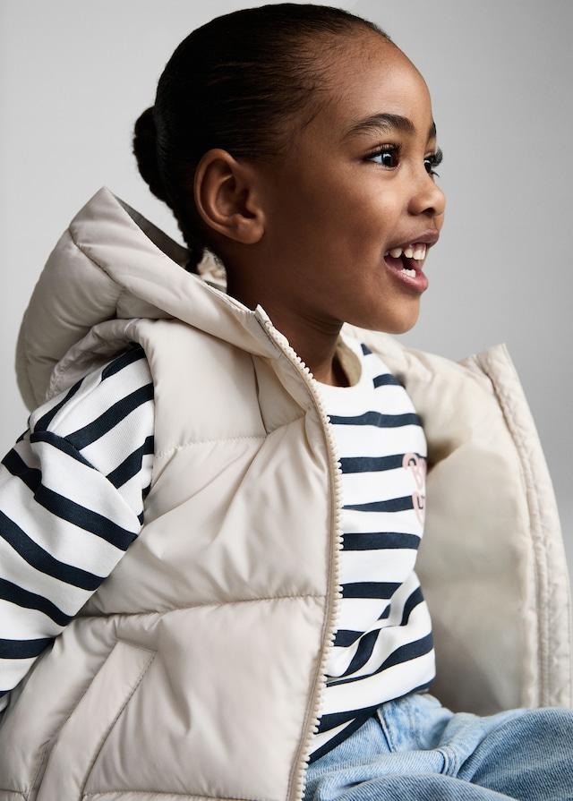 Mango Steppweste Mit Kapuze