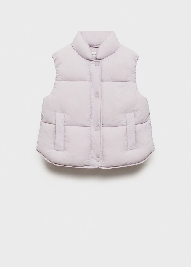 Mango Steppweste Mit Knöpfen