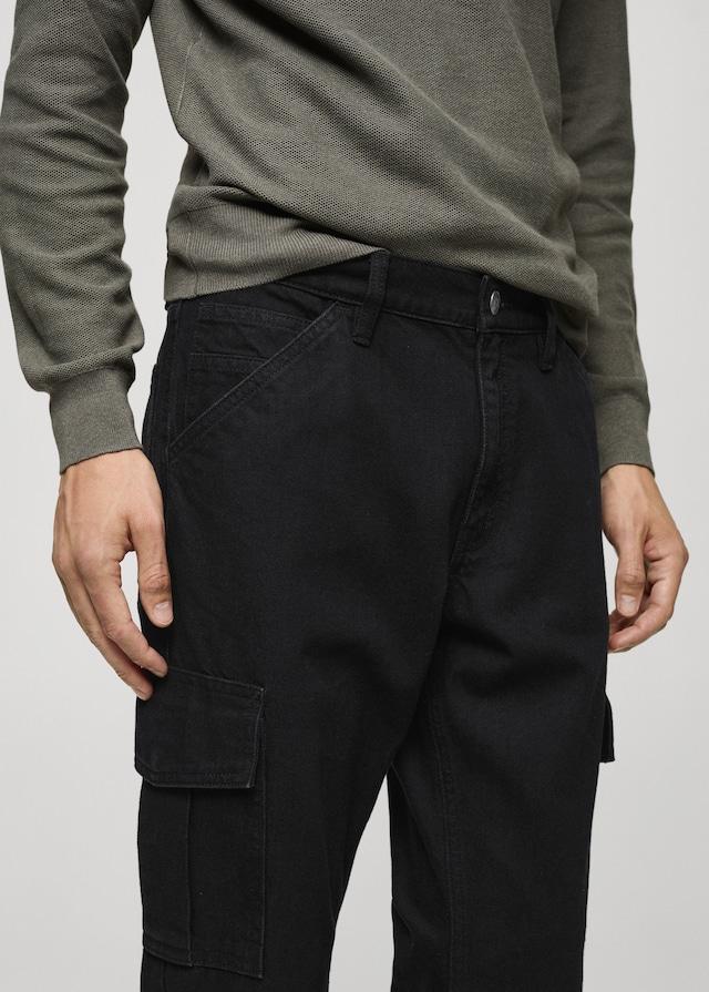 Mango Straight Fit-Cargojeans
