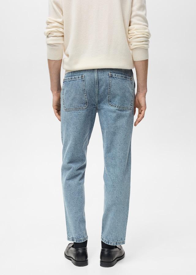 Mango Straight-Fit-Jeans Im Used-Look