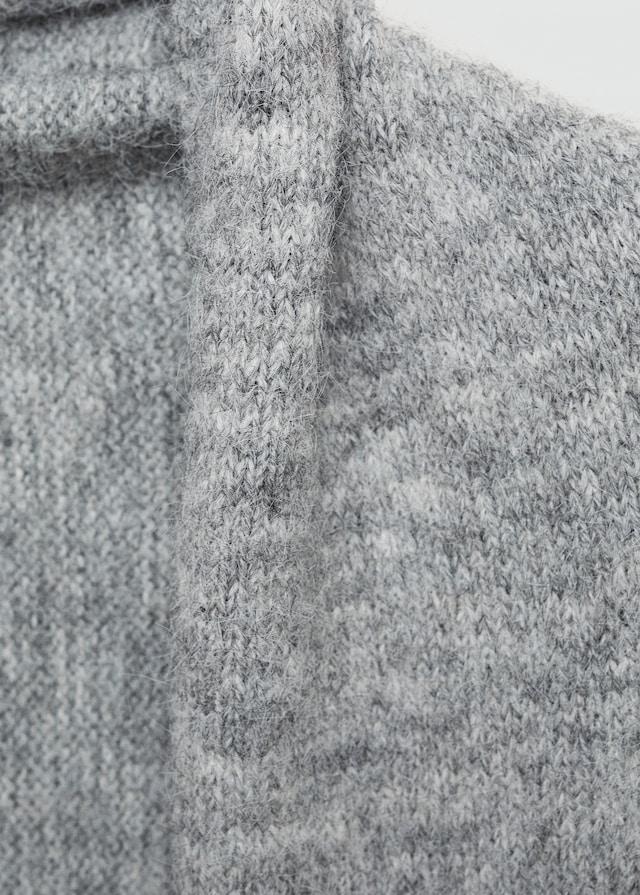 Mango Strick-Umhangtuch Mit Fransenabschlüssen