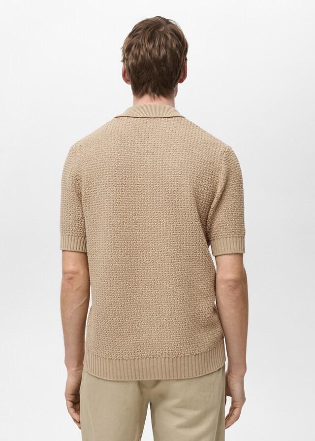 Mango Strickhemd Aus Baumwolle