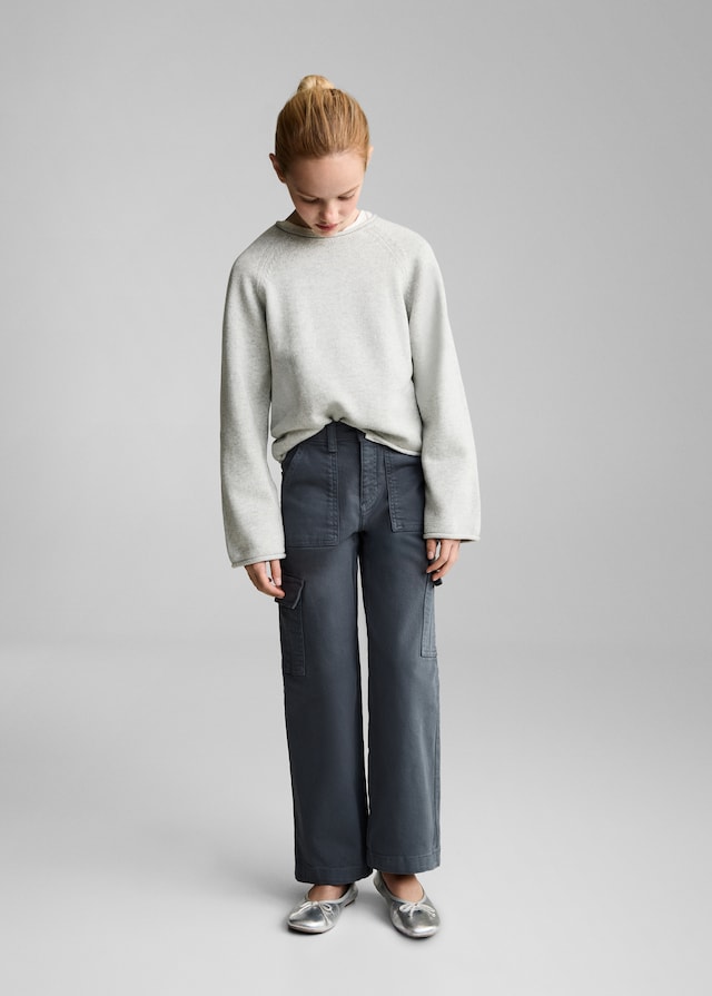 Mango Strickpullover Aus 100 % Baumwolle