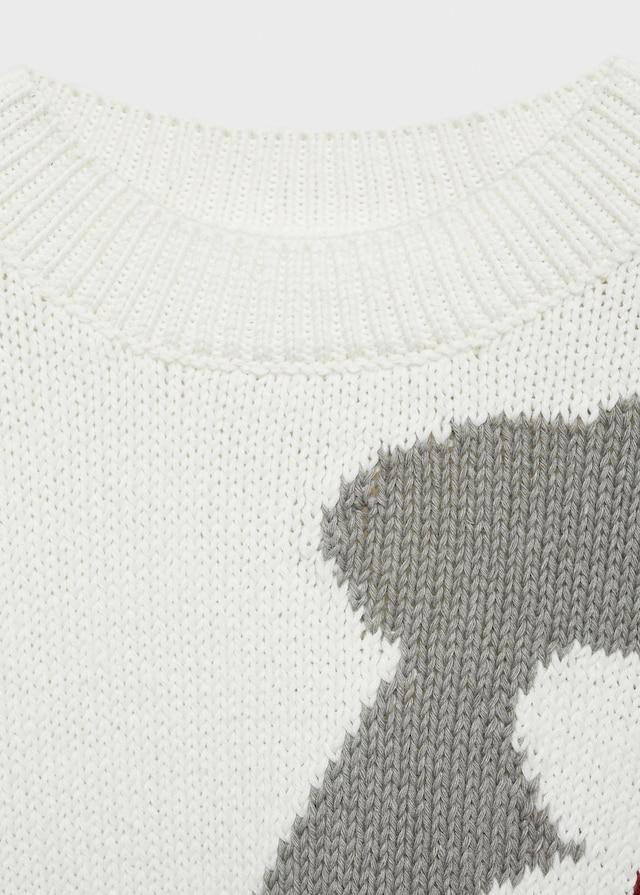 Mango Strickpullover Mit Geblümtem Design