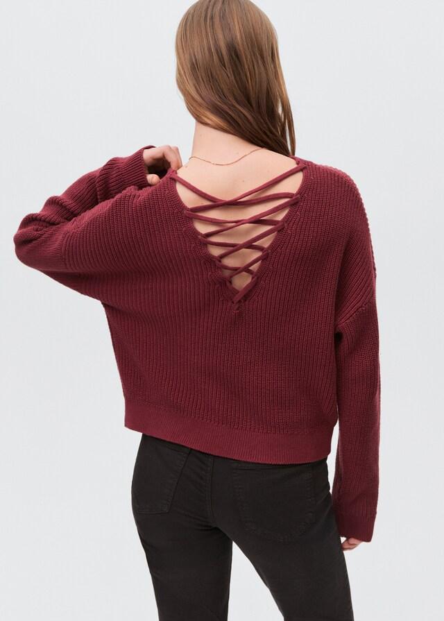 Mango Strickpullover Mit Schlitzen